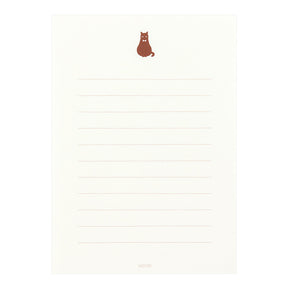 Midori Stationery Set- Black Cat