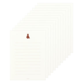 Midori Stationery Set- Black Cat