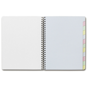 Clairefontaine Classics Side Wirebound Notebook - 6¾" x 8¾" Multi-Subject
