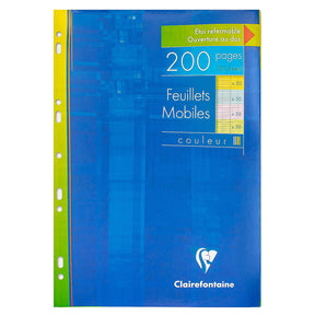 Clairefontaine Loose Leaf - A4 French Ruled Pastel Colors