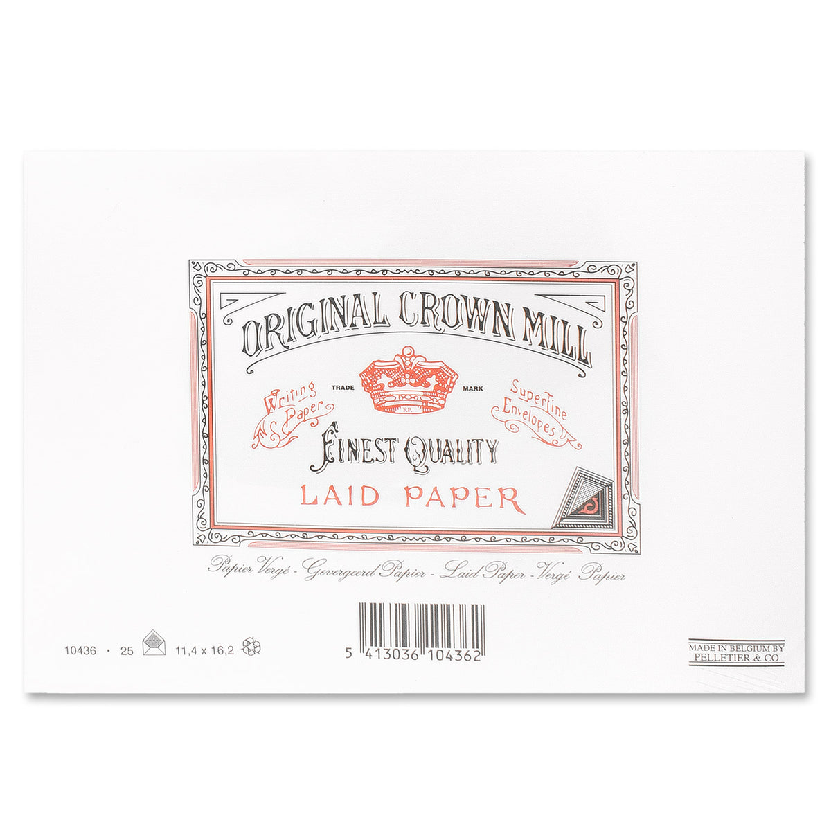 Original Crown Mill #125 A5 Classic Laid Envelopes 25 pack