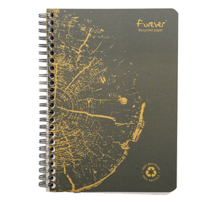 Clairefontaine Forever - A5 Side Wired Bound Lined 100% Recycled Paper
