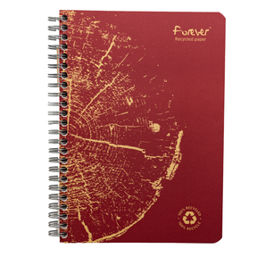 Clairefontaine Forever - A5 Side Wired Bound Lined 100% Recycled Paper