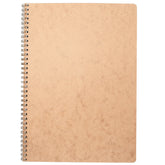 Clairefontaine Basics - A4 Side Wirebound Notebook- Tan, Lined