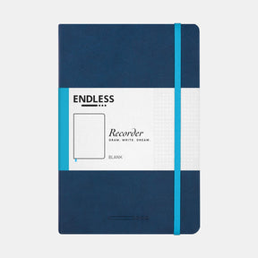 Endless Recorder Notebook Deep Ocean Blue
