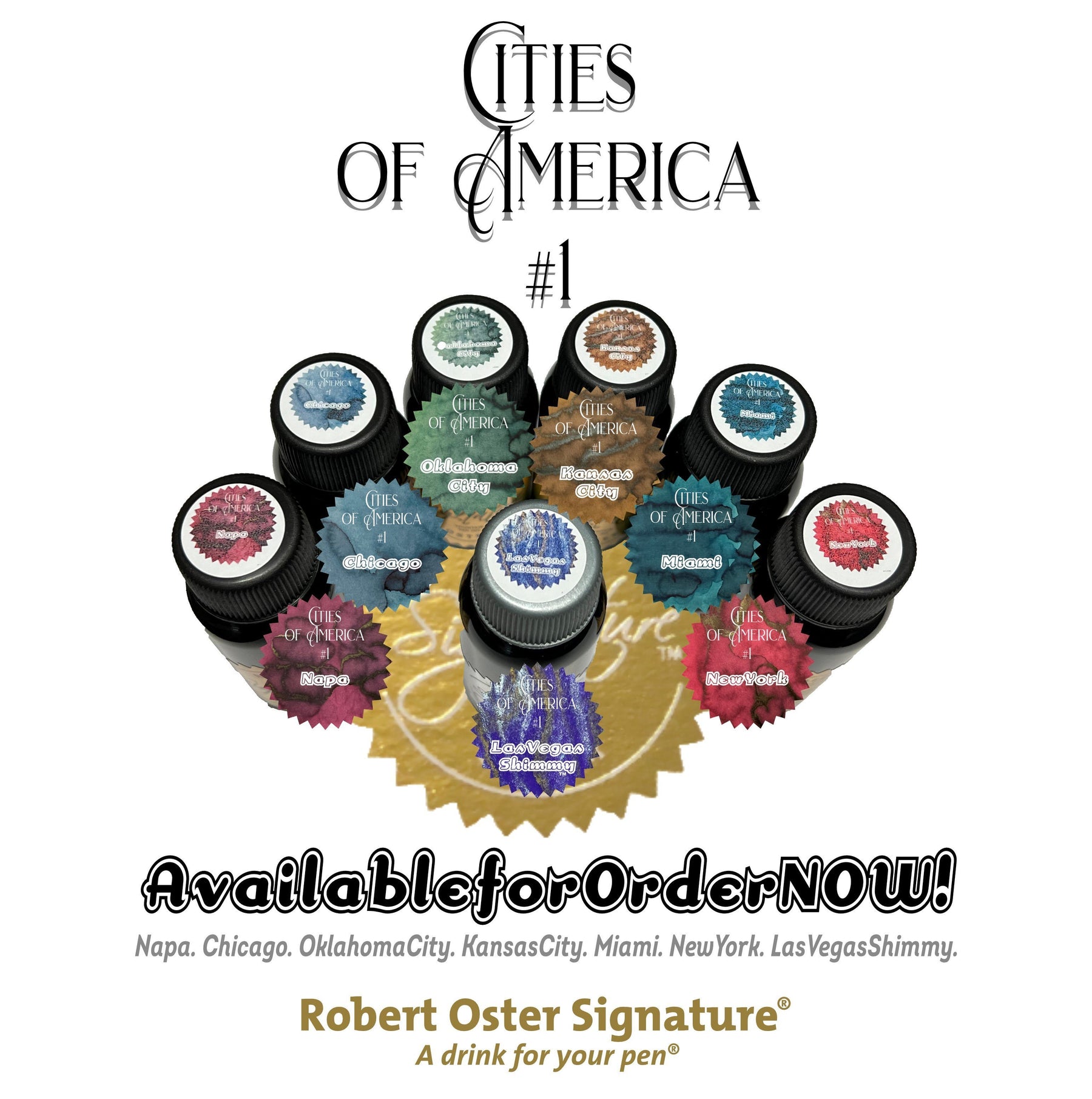 Robert Oster Cities of America Shake & Shimmer Las Vegas