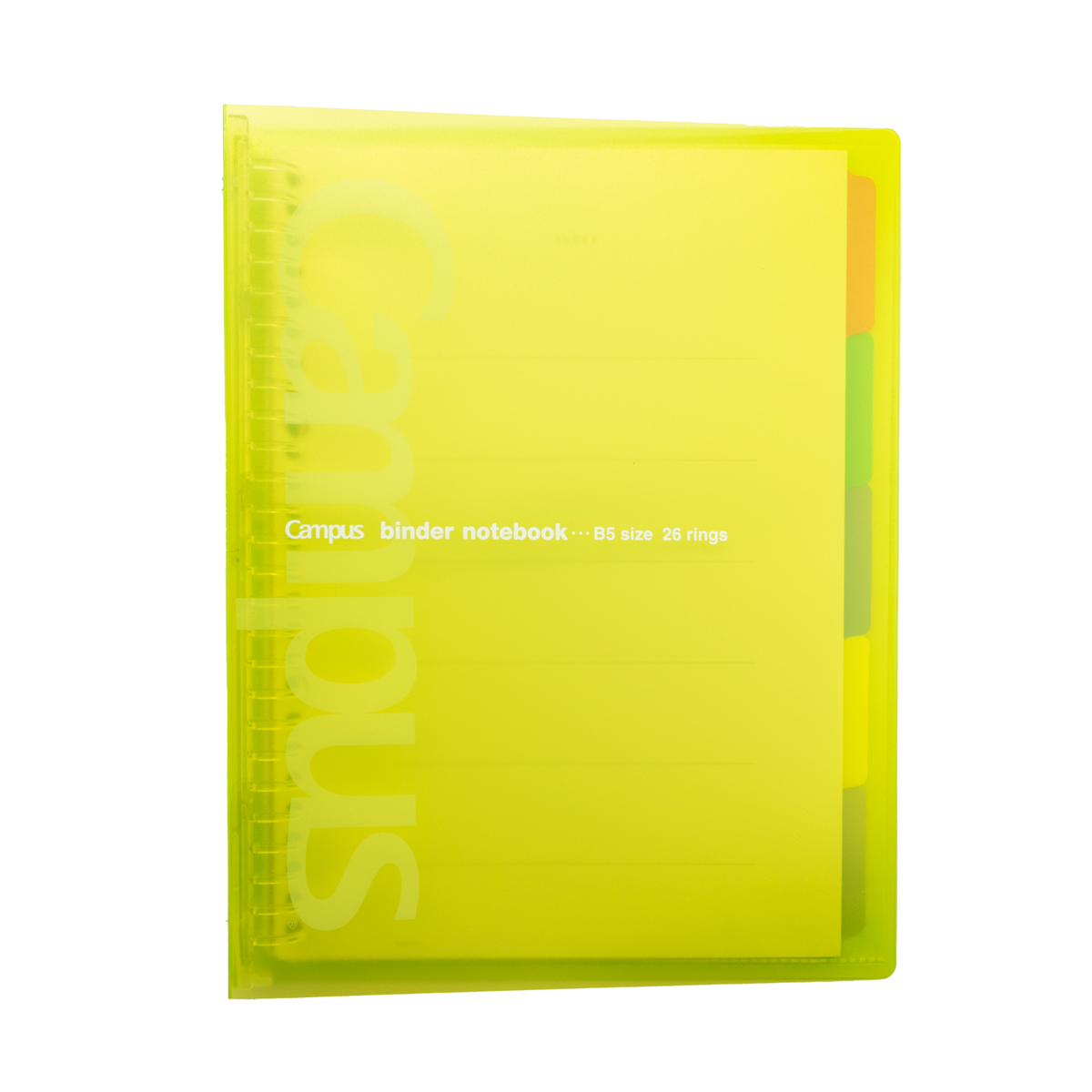 Kokuyo Campus  B5 Binder 26 Ring - Light Green