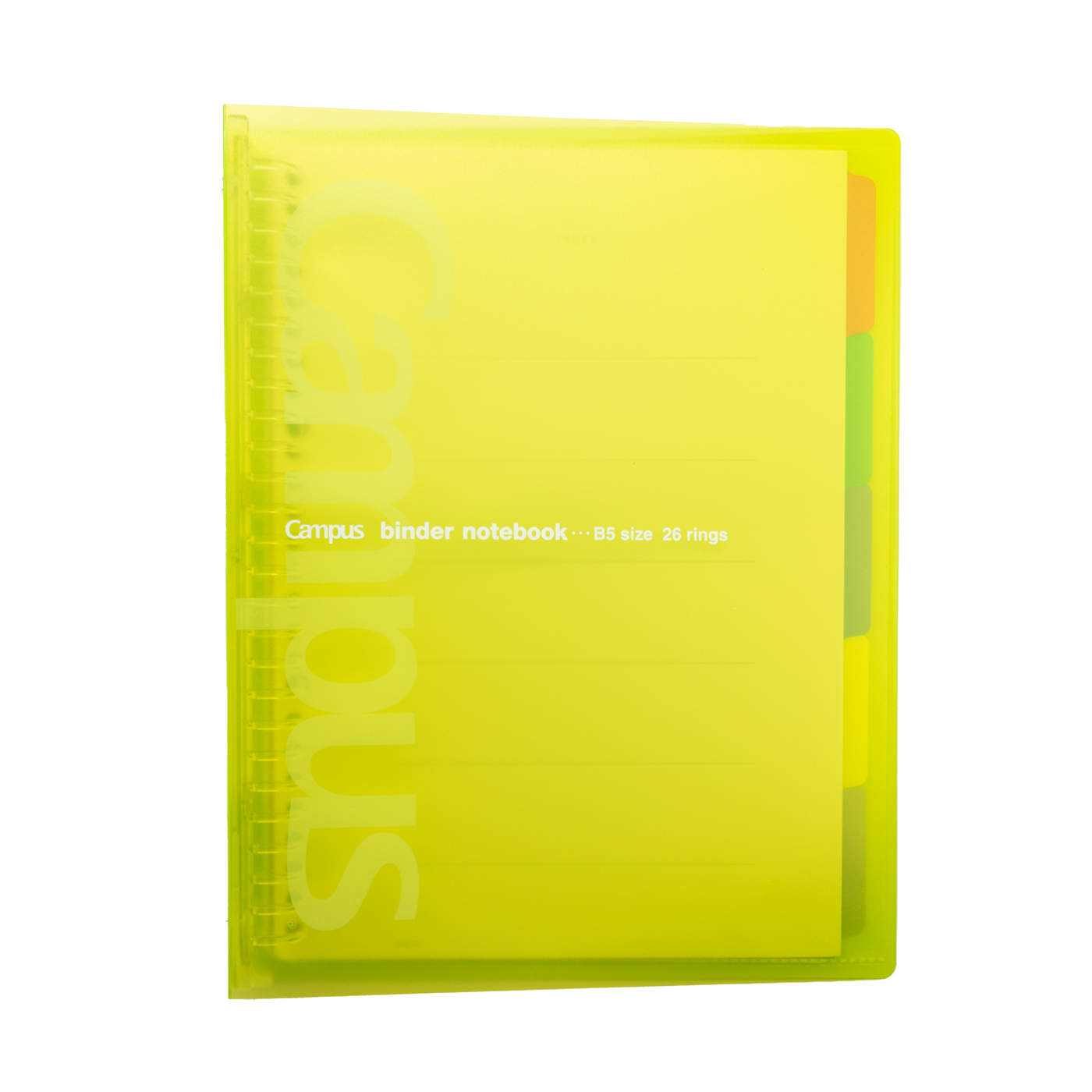Kokuyo Campus  B5 Binder 26 Ring - Light Green