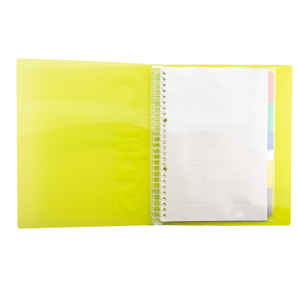 Kokuyo Campus  B5 Binder 26 Ring - Light Green