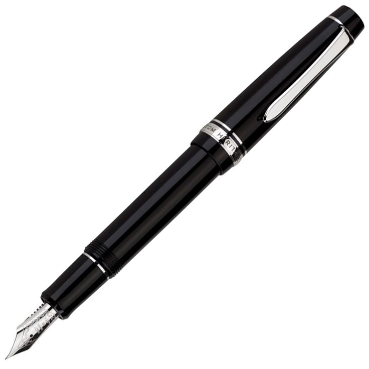 The Custom 912 Fountain Pen Collection by Pilot offers elegant classic styling and a superior, customized writing experience. The Custom 912 Collection features an array of 14-karat gold rhodium-plated nibs to choose from: Extra Fine, Soft Fine, Music, Stub, Falcon, and Waverly.