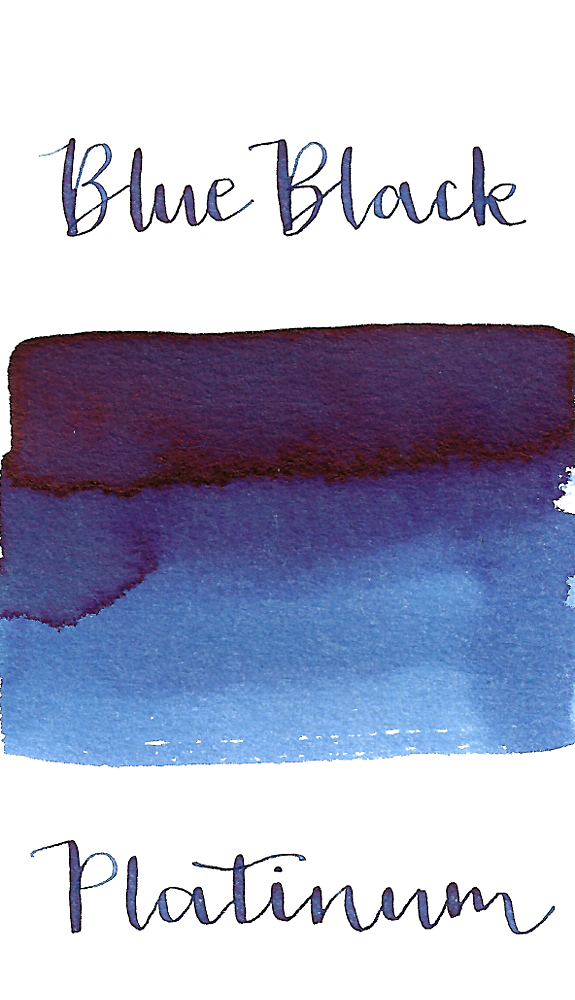 Platinum Dyestuff Blue Black Ink