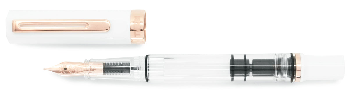 TWSBI ECO - White w/ RoseGold Fountain