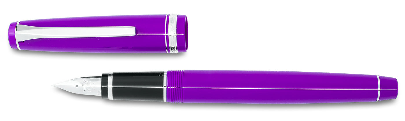 Pilot Falcon Plum Purple with Rhodium Trim
