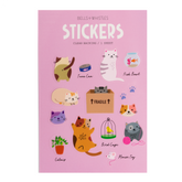 Girl of All Work - Bells & Whistles Stickers Clear Backed  - Cats