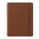 Midori Grain B6 Notebook - Dark Brown