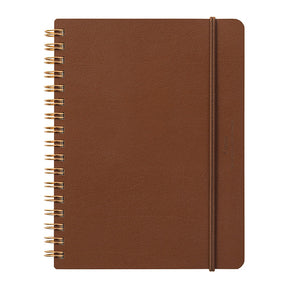 Midori Grain B6 Notebook - Dark Brown