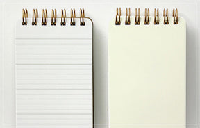 Midori Grain Memo Pad- Dark Brown
