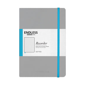 Endless Recorder Notebook Mountain Snow Grey
