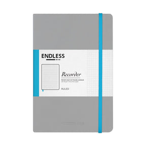 Endless Recorder Notebook Mountain Snow Grey