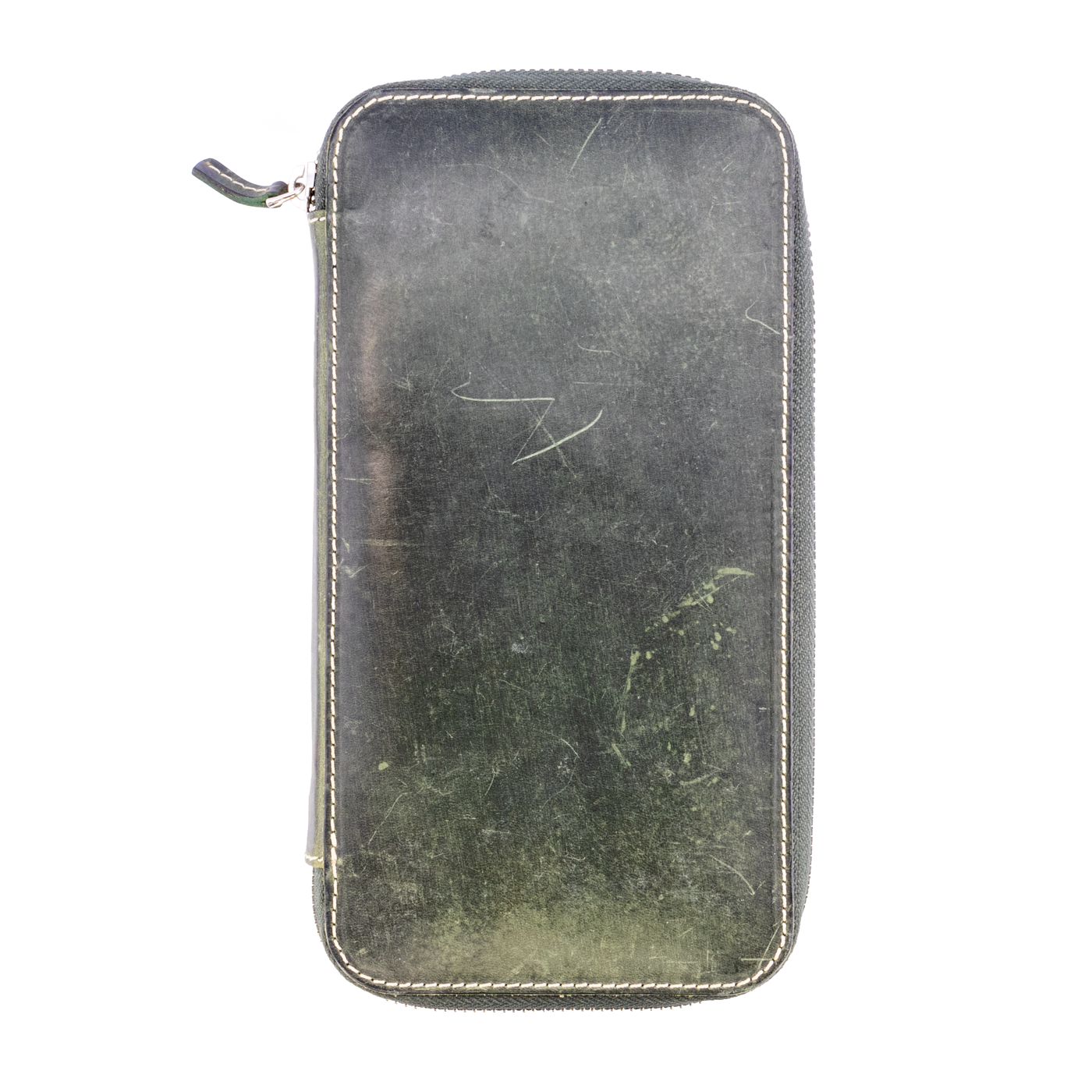 Galen Leather Co. Zippered Hobonichi Weeks Cover- Crazy Horse Forest Green
