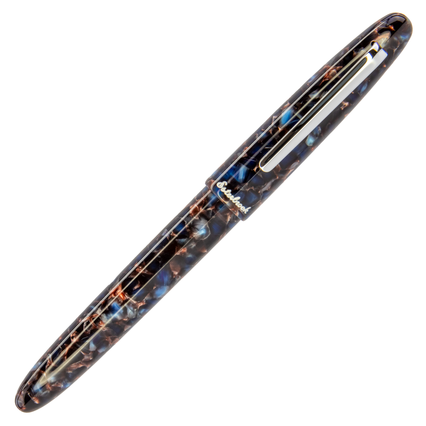 Esterbrook Estie Nouveau Bleu with Chrome Trim Fountain