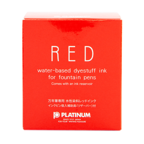 Platinum Dyestuff Red Ink