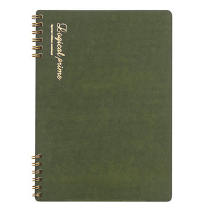 Nakabayashi Logical Prime W-Ring Binding A5 Notebook - 7mm Rule