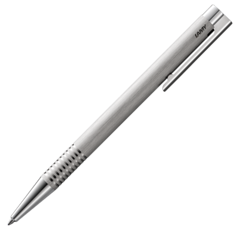 Lamy Logo Ballpoint - Brushed Stainless