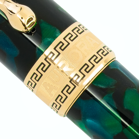 Aurora Optima Auroloide Emerald Green, Gold Trim