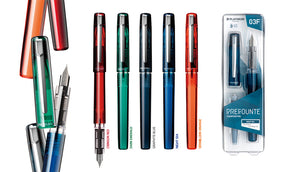 Platinum Prefounte Fountain Pen- Crimson Red