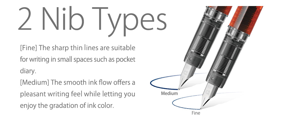 Platinum Prefounte Fountain Pen- Graphite Blue