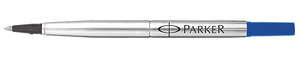 Classic Parker-style rollerball refill in blue.