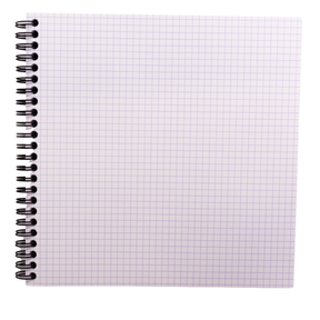 Rhodia Reverse Book Side Wire bound Notebook Grid 8.25 x 8.25