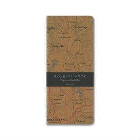 Yamamoto Paper Ro-Biki Note Topographical Map- Blank