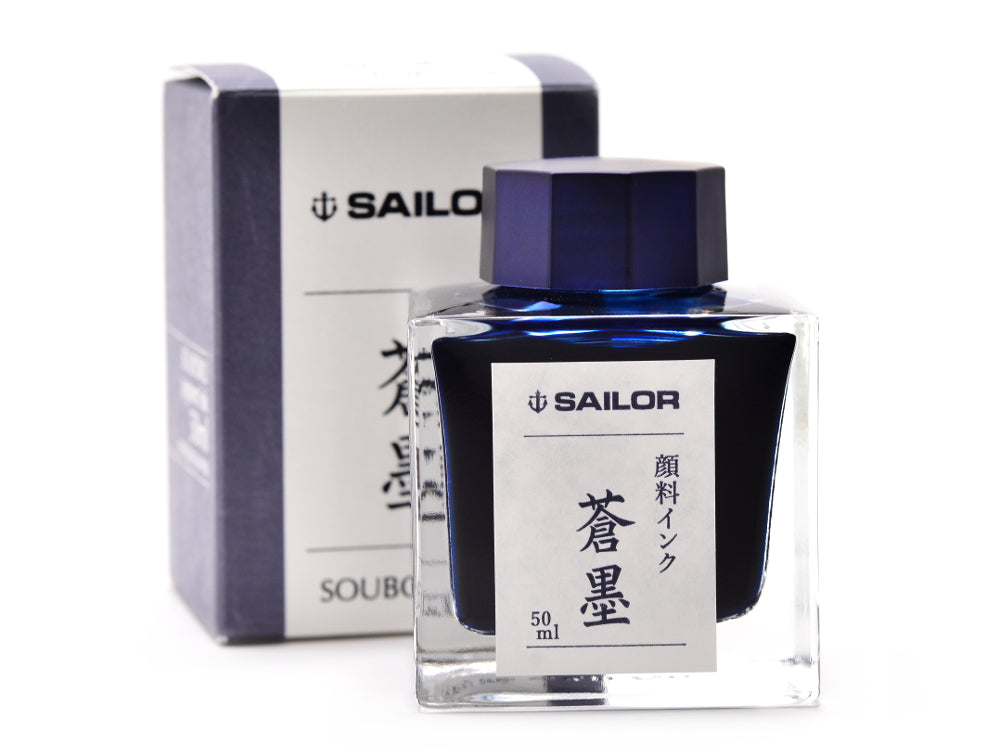 Sailor SouBoku Blue-Black (Deep Blue) Pigmented Ink
