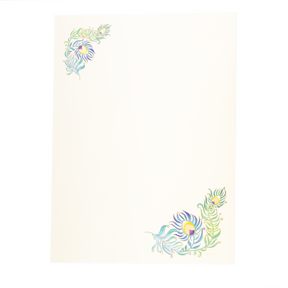San Lorenzo Card Portfolio Large - Peacock