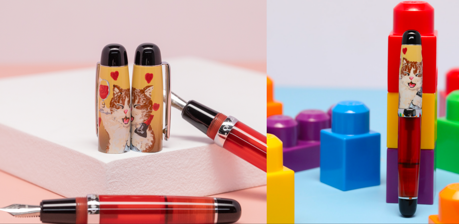 Opus 88 Mini Pocket Pen - Cheer Kitty