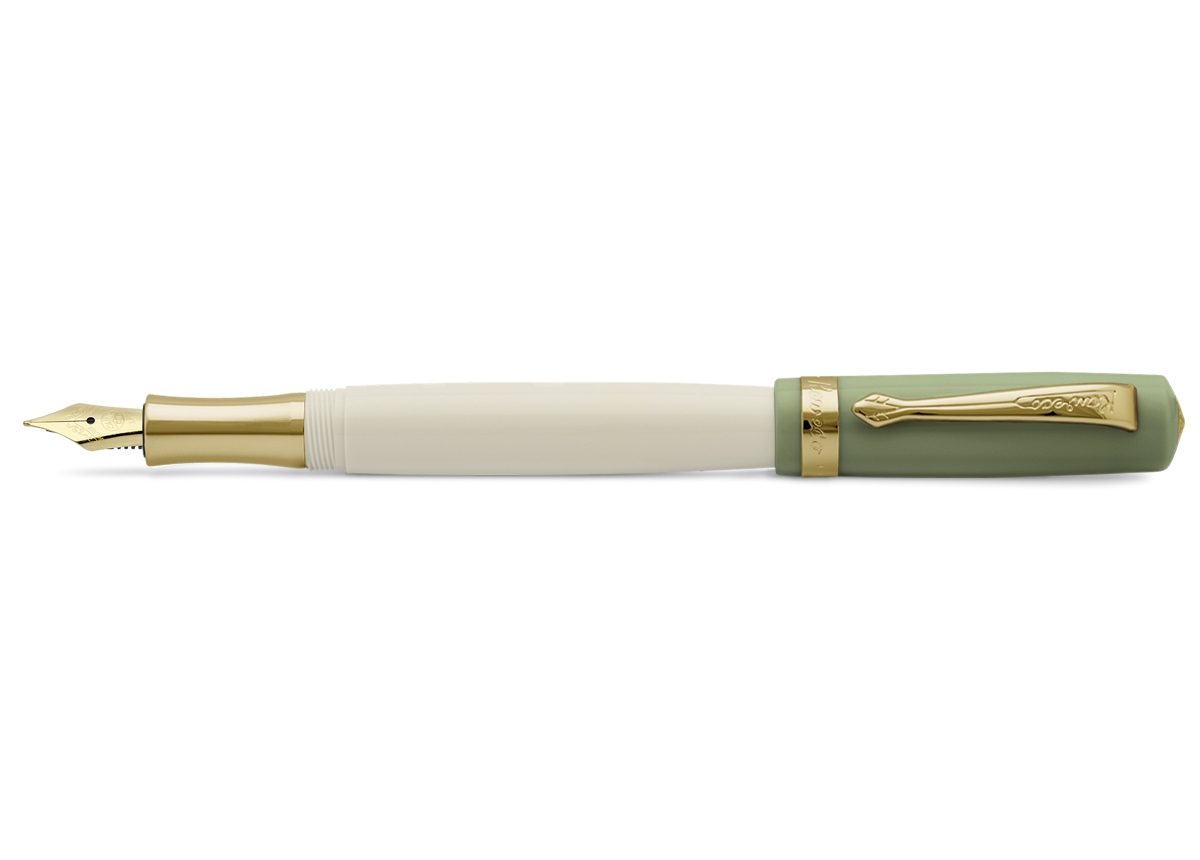 Kaweco Student Fountain - 60's Swing Green & Ivory