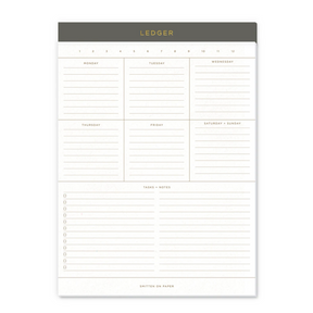 Smitten On Paper Ledger Legal Pad