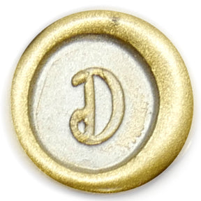 Global Solutions Metal Wax Seal Scroll Handle "Swirl" Letters