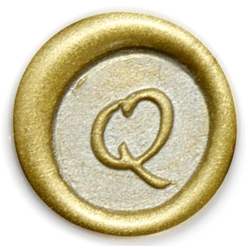Global Solutions Metal Wax Seal Scroll Handle "Swirl" Letters
