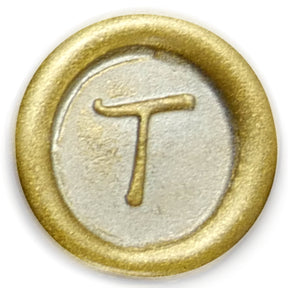 Global Solutions Metal Wax Seal Scroll Handle "Swirl" Letters