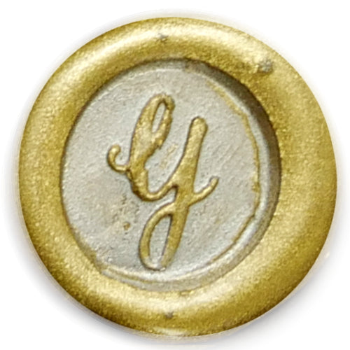 Global Solutions Metal Wax Seal Scroll Handle "Swirl" Letters