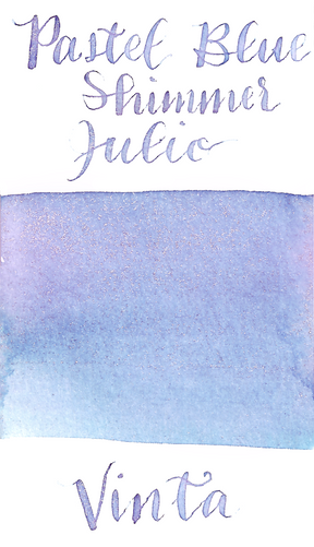 Vinta Inks - Pastel Blue Shimmer - Julio 1991