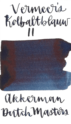 Akkerman Ink Dutch Masters 11 Vermeer's Kobaltblauw "Cobalt Blue"