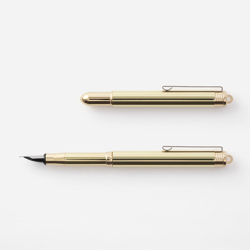 TRAVELER'S COMPANY Solid Brass Fountain Pen