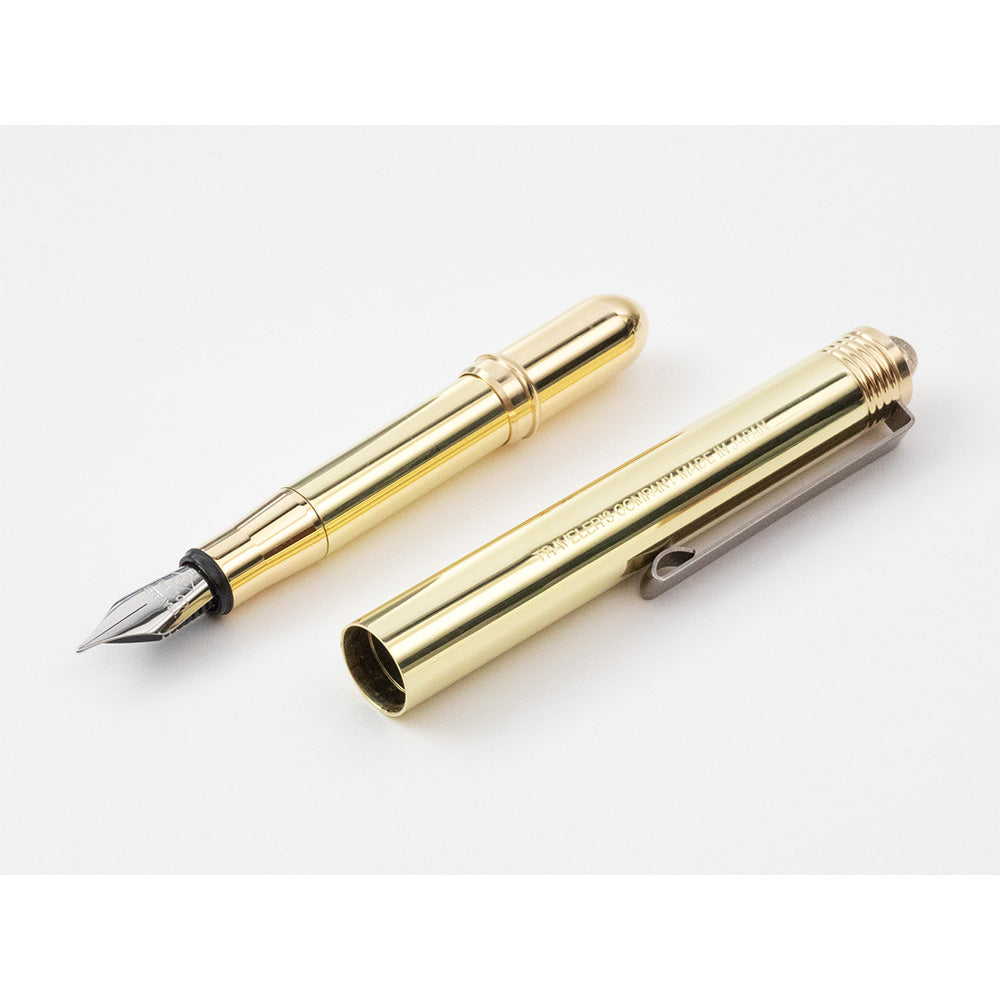 TRAVELER'S COMPANY Solid Brass Fountain Pen