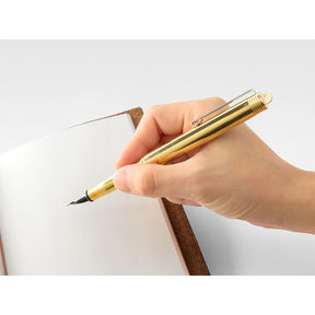 TRAVELER'S COMPANY Solid Brass Fountain Pen