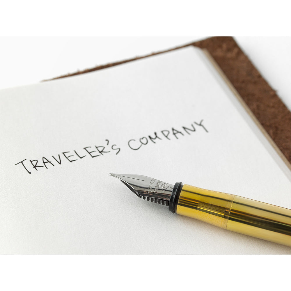 TRAVELER'S COMPANY Solid Brass Fountain Pen