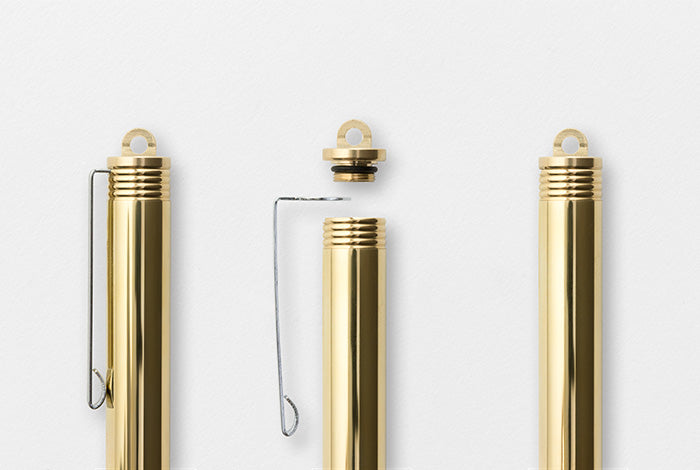 TRAVELER'S COMPANY Solid Brass Rollerball Pen